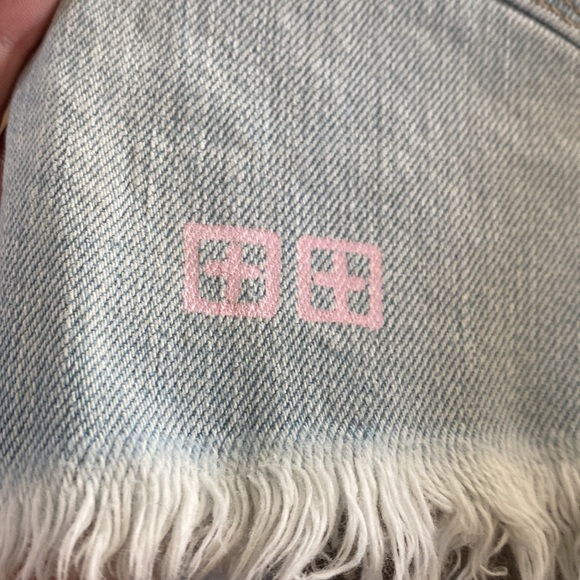 ❌SOLD❌NWT Ksubi Button Fly Frayed Hem Light Blue Denim Mini Skirt💙💙💙 - Picture 8 of 14